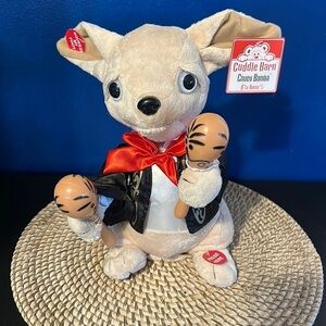 NWT Cuddle Barn Chuey Bamba Singing Chihuahua Dog Animated Plush Toy La Bamba